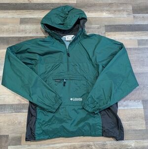 Vintage Columbia Windbreaker Jacket, Men's Large